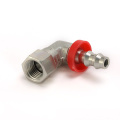 Hydraulic connector parts female JIC 37deg cone seal pushlock fittings socketless hose steel fittings